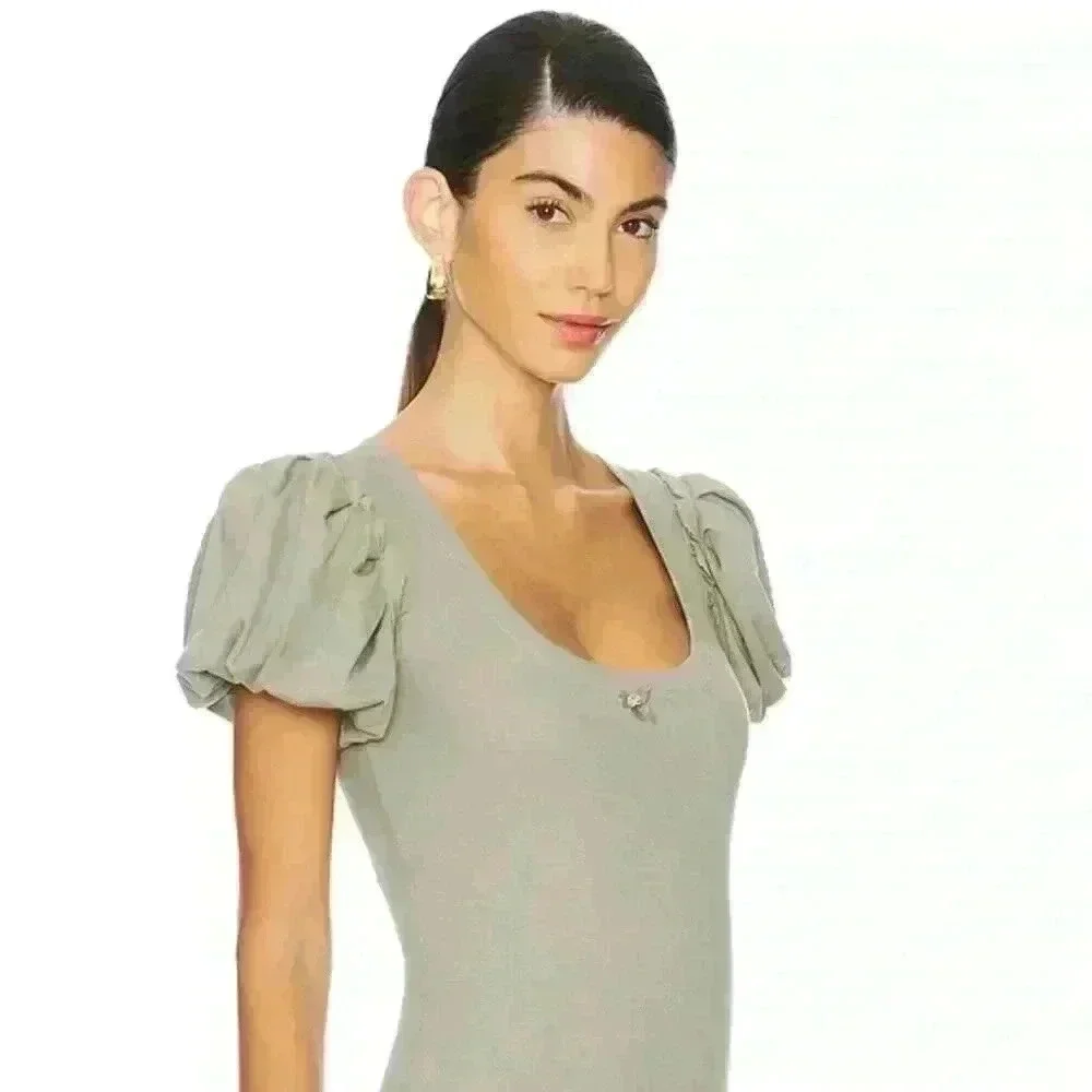 x Intimately FP Downtime Bodysuit In Laurel Oak